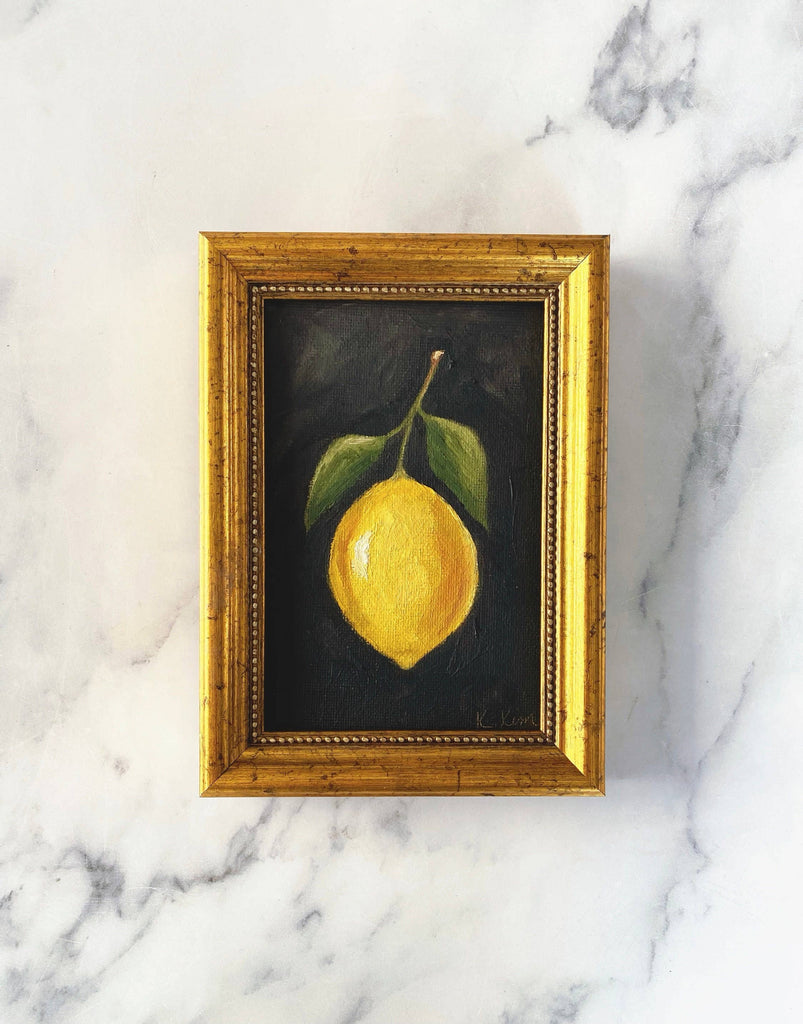 A01様lemonM Framed Lemon 4x6